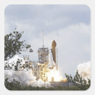 Adesivo Quadrado O vaivém espacial Atlantis tira 3
