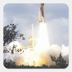 Adesivo Quadrado O vaivém espacial Atlantis tira 4