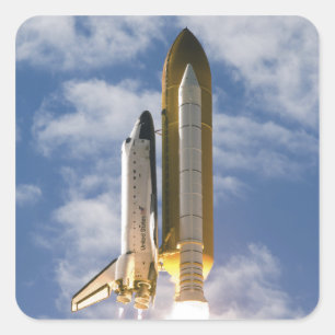 Adesivo Quadrado O vaivém espacial Atlantis tira 6