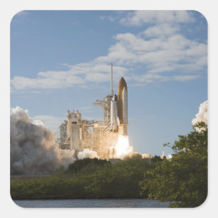 Adesivo Quadrado O vaivém espacial Atlantis tira 7