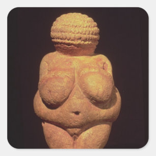 Adesivo Quadrado O Vênus de Willendorf, Símbolo de Fertilidade