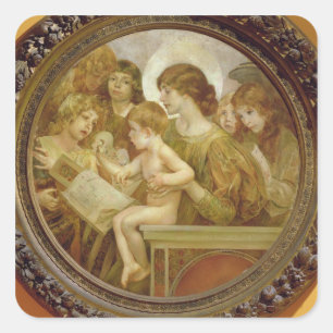 Adesivo Quadrado O Virgin dos anjos