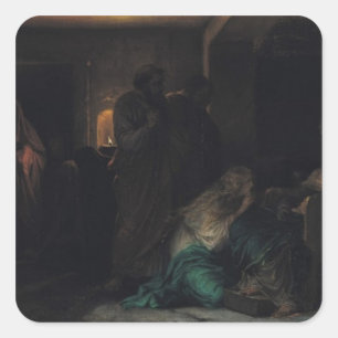 Adesivo Quadrado O Virgin que desmaia, 1856