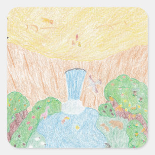 Adesivo Quadrado Oasis