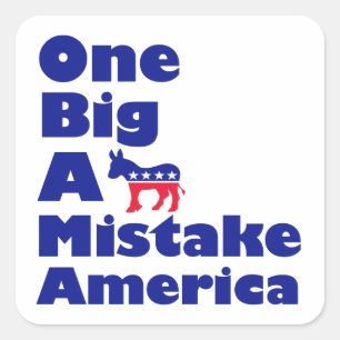 Adesivo Quadrado Obama Sticker