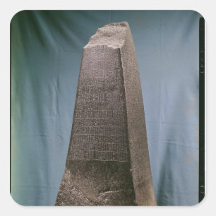 Adesivo Quadrado Obelisk de Manishtusu de Susa, c.2270 BC