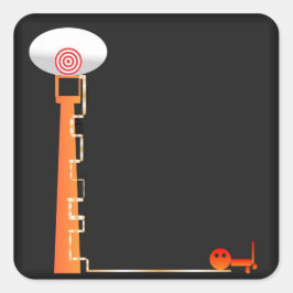 Adesivo Quadrado Objetivos de negócios >Adesivo publicitário