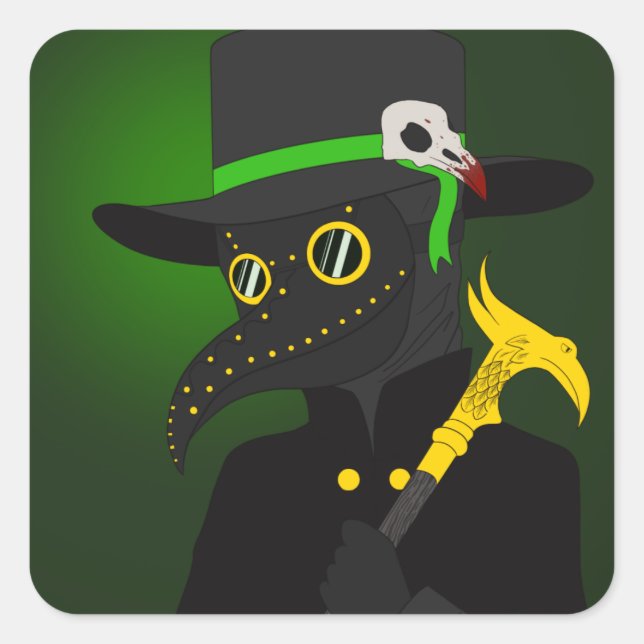 Adesivo Quadrado OBomDoutorInclinação (Frente)