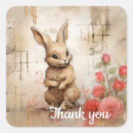 Adesivo Quadrado Obrigado 11