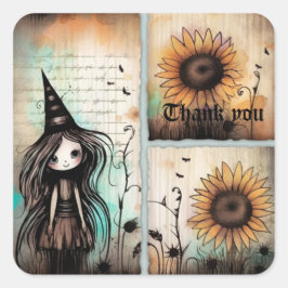 Adesivo Quadrado Obrigado 3