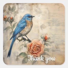 Adesivo Quadrado Obrigado 9