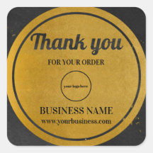 Obrigado Dourado Black Business Corporate