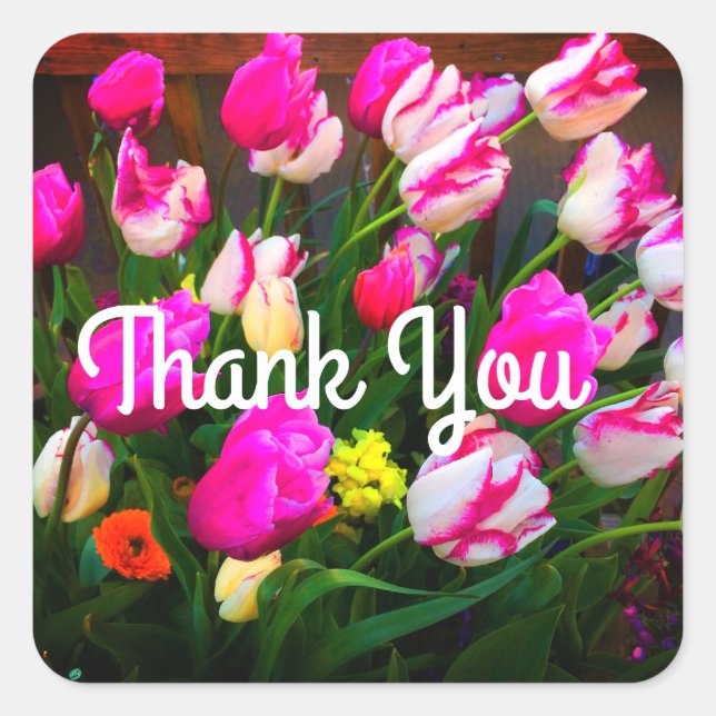 Adesivo Quadrado Obrigado Sonho de Natal e Affaire #1-1 (Frente)