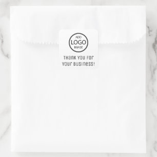 Adesivo Quadrado Obrigado Sticker