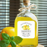 Adesivo Quadrado Obrigados de Casamento Limões de Aquarela Limoncel<br><div class="desc">Casamento De Limões De Aquarela E Limões De Casamento De Limoncello Agradece-Lhes Pinheiros</div>