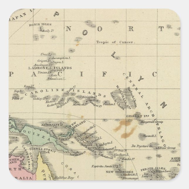 Adesivo Quadrado Oceânia (Frente)