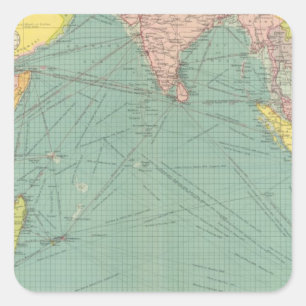 Adesivo Quadrado Oceano Índico 3