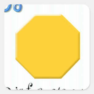 Adesivo Quadrado Octagon