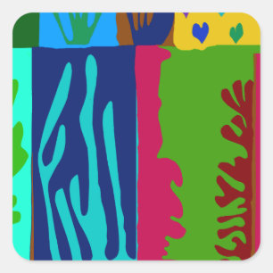 Adesivo Quadrado Ode para Colagem Matisse