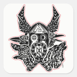 Adesivo Quadrado Odin - Emblem Sticker