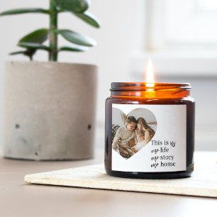 Adesivo Quadrado Oferta de Foto e Cotação da Família de Casais Mode