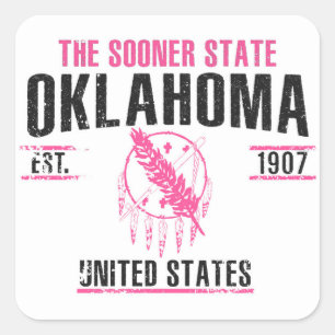 Adesivo Quadrado Oklahoma