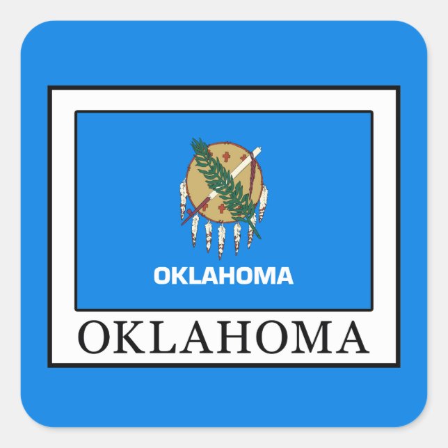 Adesivo Quadrado Oklahoma (Frente)