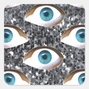 Adesivo Quadrado olhos sequenciais