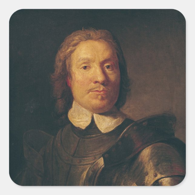 Adesivo Quadrado Oliver Cromwell (Frente)