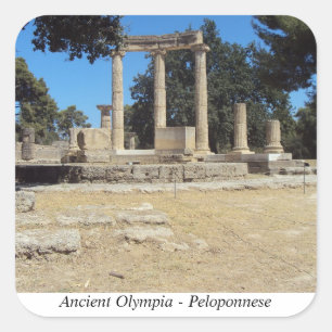 Adesivo Quadrado Olympia antiga - Peloponnese