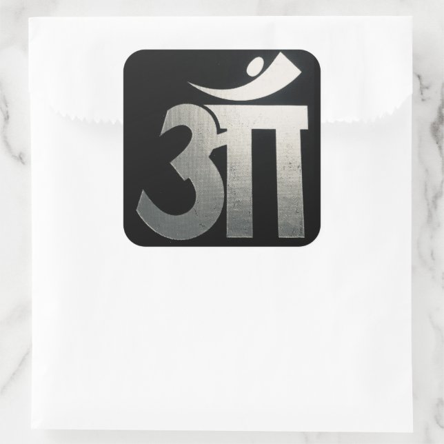 ADESIVO QUADRADO OM (Bolsa)