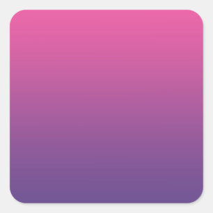 Adesivo Quadrado Ombre cor-de-rosa & roxo