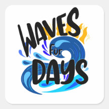 Ondas Para Dias, Vida Praia, Ilustração Oceânica