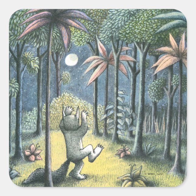 Adesivo Quadrado Onde Estão As Coisas Selvagens | Cena 6 (Frente)