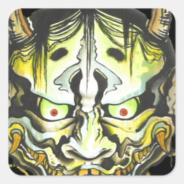 Adesivo Quadrado Oni Devil Design