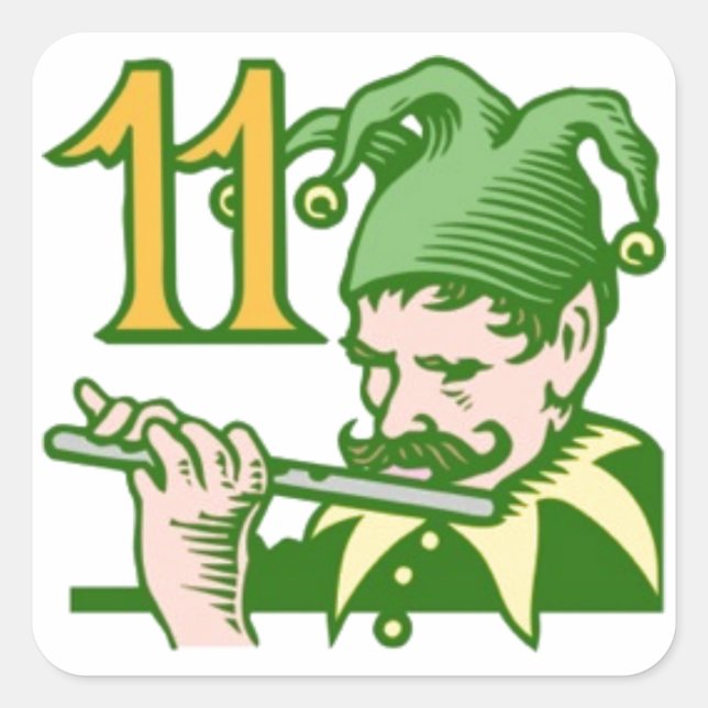 Adesivo Quadrado Onze Tubagens (Frente)