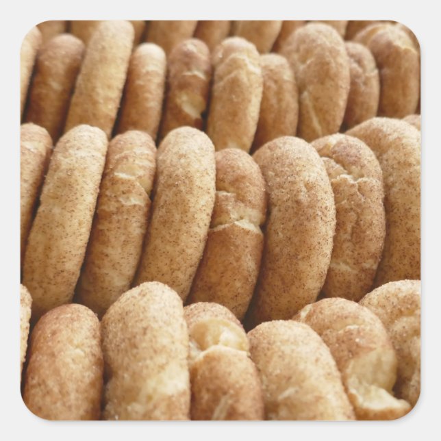 Adesivo Quadrado Oodles de Snickerdoodles (Frente)