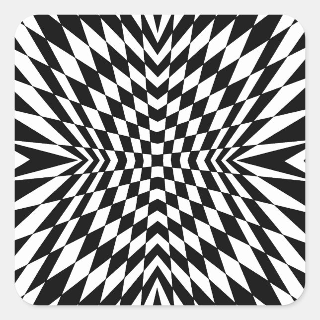 Adesivo Quadrado OP -Art nº 10 em Emporio Moffa (Frente)