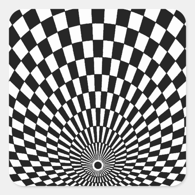 Adesivo Quadrado OP -Art nº 2 em Emporio Moffa (Frente)