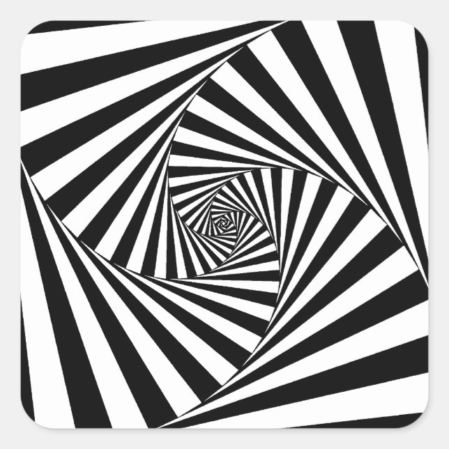 Adesivo Quadrado OP -Art nº 4 em Emporio Moffa (Frente)