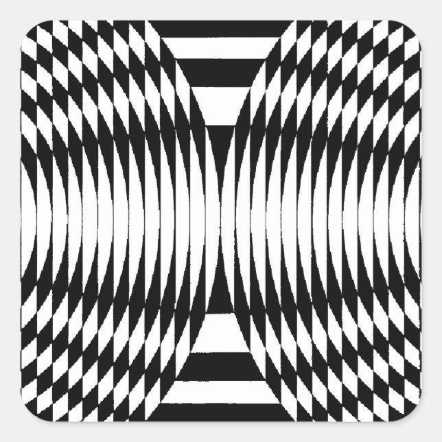 Adesivo Quadrado OP -Art nº 5 em Emporio Moffa (Frente)