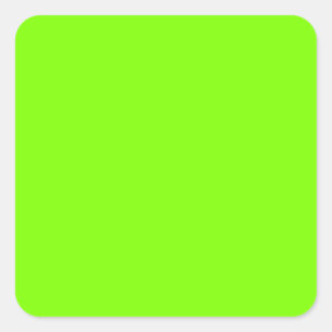Adesivo Quadrado Opção de cores e imagens do Chartreuse/Neon Green 