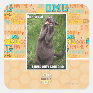 Adesivo Quadrado Ópera