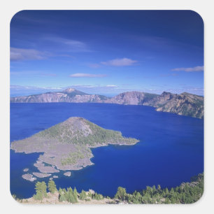 Adesivo Quadrado OR, Crater Lake NP, Wizard Island and Crater