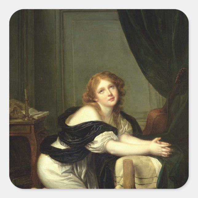 Adesivo Quadrado Oração da Manhã (Frente)