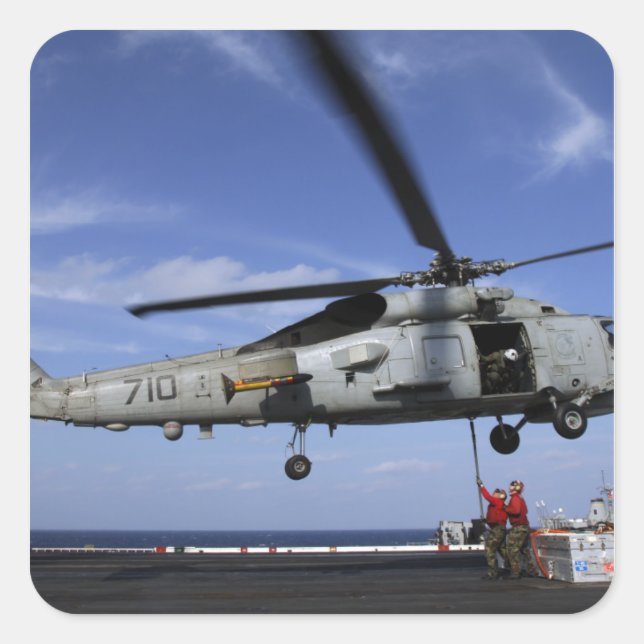 Adesivo Quadrado Ordnancemen conecta cabos de transporte (Frente)