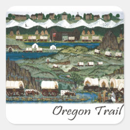 Adesivo Quadrado Oregon Trail