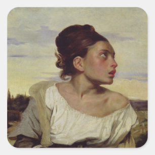 Adesivo Quadrado Órfão novo no cemitério, 1824