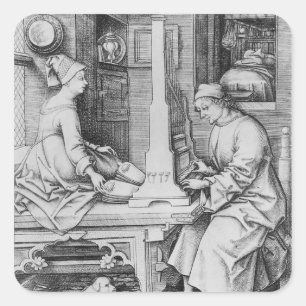 Adesivo Quadrado Órgão positivo