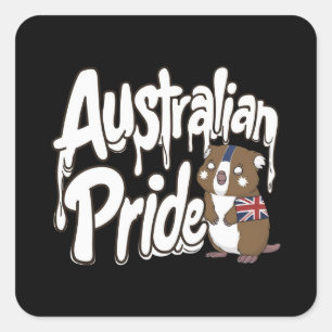 ADESIVO QUADRADO ORGULHO AUSTRALIANO
